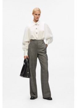 Karl Lagerfeld popelínová košeľa biela