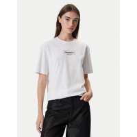 Karl Lagerfeld Jeans dámske tričko relaxed fit biele Karl Lagerfeld Jeans dámske tričko relaxed fit biele
