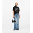 Karl Lagerfeld Jeans dámske tričko Bandana Logo čierne Karl Lagerfeld Jeans dámske tričko Bandana Logo čierne