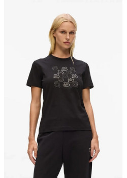 Karl Lagerfeld tričko IKON čierne Regular Fit