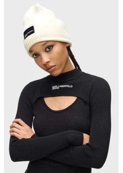 Karl Lagerfeld Jeans čiapka long Beanie béžová