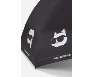 Karl Lagerfeld Jeans dámsky dáždnik Ikon čierny