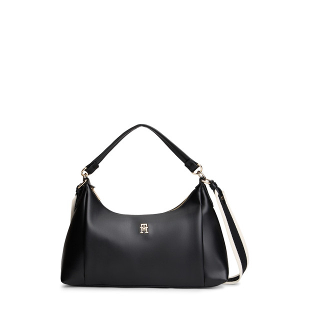 Tommy Hilfiger kabelka Essential crossbody čierna Tommy Hilfiger kabelka Essential crossbody čierna