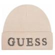 Guess dámska zimná čiapka s nápisom béžová
