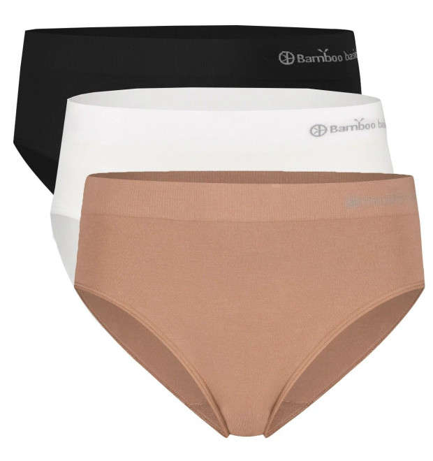 Bamboo basics nohavičky s vyšším pásom 3Pack Bamboo basics nohavičky s vyšším pásom 3Pack