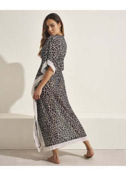 Selmark dámsky kaftan čierny