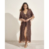 Selmark dámsky kaftan hnedý Selmark dámsky kaftan hnedý