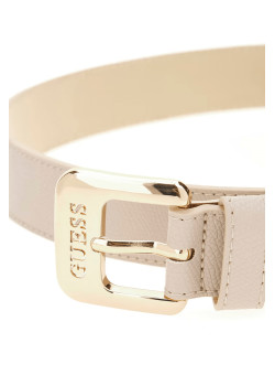 Guess logo dámsky opasok béžový