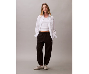 Calvin Klein dámske tepláky Monologo French Terry Jogger čierne