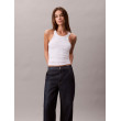 Calvin Klein dámske rifle Ultra High Rise Relaxed Indigo modré