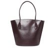 Calvin Klein Monogram Logo Hardware Tote Bag bordová Calvin Klein Monogram Logo Hardware Tote Bag bordová