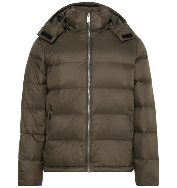 Calvin Klein Jeans pánska zimná bunda s odnímateľnou kapucňou khaki Calvin Klein Jeans pánska zimná bunda s odnímateľnou kapucňou khaki