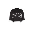 Calvin Klein dámske crop tričko s grafickou potlačou čierne Calvin Klein dámske crop tričko s grafickou potlačou čierne