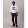 Calvin Klein Jeans pánska flisová mikina s logom sivá Calvin Klein Jeans pánska flisová mikina s logom sivá