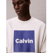 Calvin Klein Jeans pánska flisová mikina s logom sivá Calvin Klein Jeans pánska flisová mikina s logom sivá