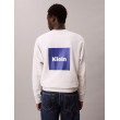Calvin Klein Jeans pánska flisová mikina s logom sivá Calvin Klein Jeans pánska flisová mikina s logom sivá