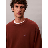 Calvin Klein Jeans pánsky bavlnený sveter červená Calvin Klein Jeans pánsky bavlnený sveter červená