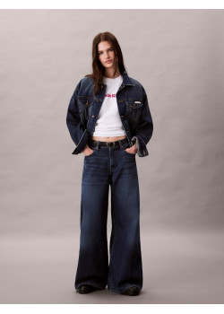 Calvin Klein dámske tričko s vyšitým logom biele