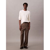 Calvin Klein pánsky elegantný štrukturovaný sveter biely Calvin Klein pánsky elegantný štrukturovaný sveter biely