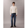 Calvin Klein Jeans pánsky bavlnený sveter biela Calvin Klein Jeans pánsky bavlnený sveter biela