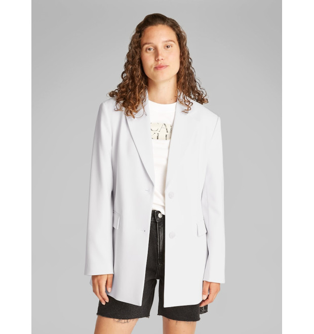 Calvin Klein Dámske sako Soft Twill sivé