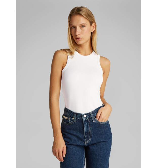 Calvin Klein Jeans dámsky top biely Calvin Klein Jeans dámsky top biely