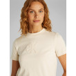 Calvin Klein Jeans Dámske Tričko Regular Fit béžové Calvin Klein Jeans Dámske Tričko Regular Fit béžové