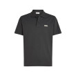 Calvin Klein polo tričko jednofarebné čierne Calvin Klein polo tričko jednofarebné čierne