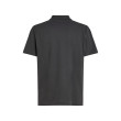 Calvin Klein polo tričko jednofarebné čierne Calvin Klein polo tričko jednofarebné čierne