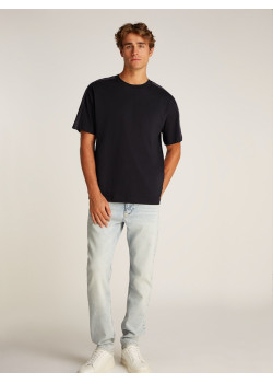 Calvin Klein pánske tričko s logom na rukáve čierne