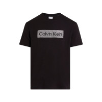 Calvin Klein Pánske Tričko Regular Fit s nášivkou čierne Calvin Klein Pánske Tričko Regular Fit s nášivkou čierne