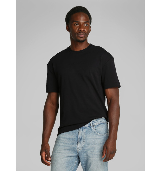 Calvin Klein Pánske Bavlnené Tričko čierne Calvin Klein Pánske Bavlnené Tričko čierne