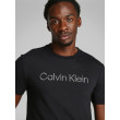 Calvin Klein Textured Embroidery pánske tričko čierne