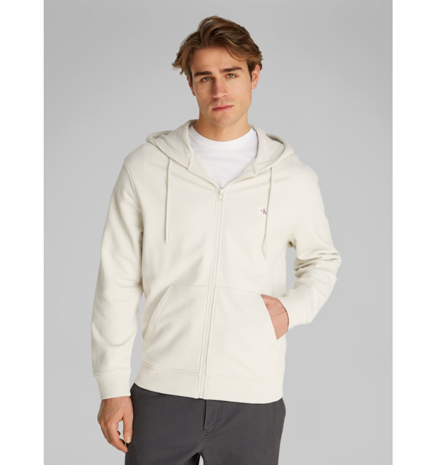 Calvin Klein Jeans pánska mikina s kapucňou béžová Calvin Klein Jeans pánska mikina s kapucňou béžová