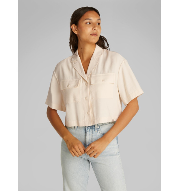 Calvin Klein Jeans dámska košeľa béžová Calvin Klein Jeans dámska košeľa béžová