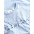 Calvin Klein Textured Embroidery pánske tričko modré Calvin Klein Textured Embroidery pánske tričko modré