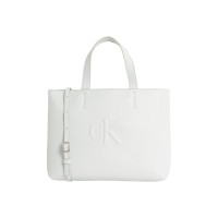 Calvin Klein Jeans malá štýlová kabelka biela Calvin Klein Jeans malá štýlová kabelka biela