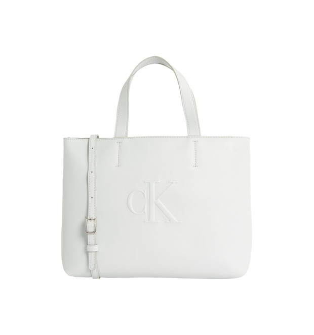 Calvin Klein Jeans malá štýlová kabelka biela Calvin Klein Jeans malá štýlová kabelka biela
