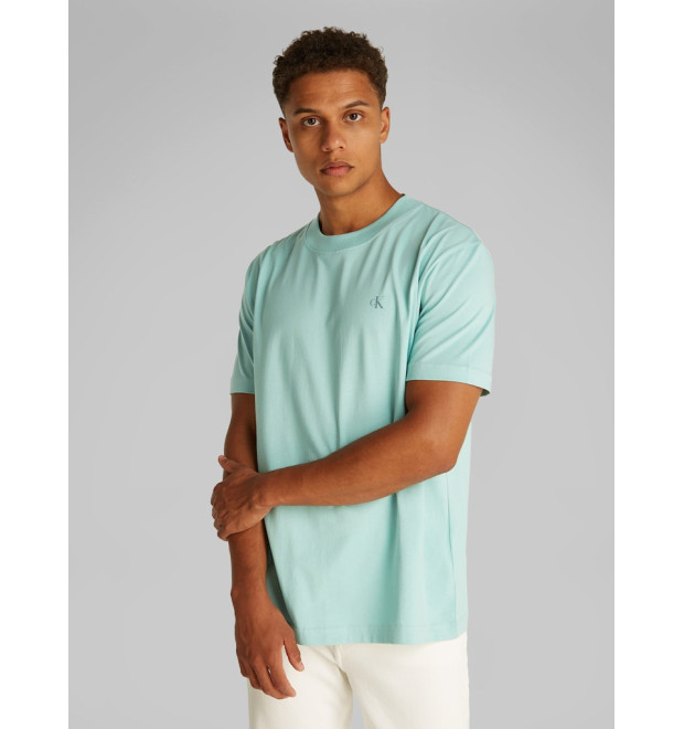 Calvin Klein Jeans Pánske Tričko s nápisom na chrbáte zelené Calvin Klein Jeans Pánske Tričko s nápisom na chrbáte zelené