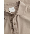 Calvin Klein pánska polo košeľa z organickej bavlny hnedá Calvin Klein pánska polo košeľa z organickej bavlny hnedá