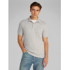 Calvin Klein pánske polo tričko pique slim sivé Calvin Klein pánske polo tričko pique slim sivé