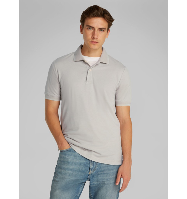 Calvin Klein pánske polo tričko pique slim sivé Calvin Klein pánske polo tričko pique slim sivé