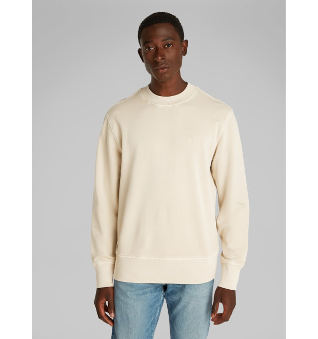 Calvin Klein Jeans pánska hladká mikina béžová Calvin Klein Jeans pánska hladká mikina béžová