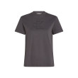 Calvin Klein Jeans Dámske Tričko Regular Fit tmavosivé Calvin Klein Jeans Dámske Tričko Regular Fit tmavosivé