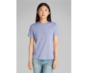 Calvin Klein Jeans Dámske Tričko Regular Fit fialové