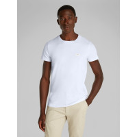 Calvin Klein Pánske Tričko Slim Fit biele Calvin Klein Pánske Tričko Slim Fit biele