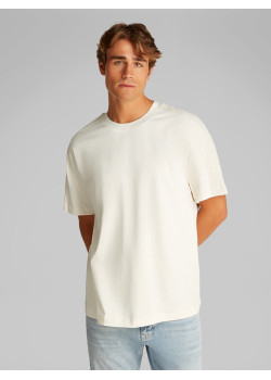 Calvin Klein pánske tričko s logom na rukáve biele