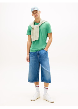 Tommy Jeans tričko Jaspe zelené