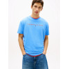 Tommy Jeans tričko s vyšívaným logom svetlomodré Tommy Jeans tričko s vyšívaným logom svetlomodré