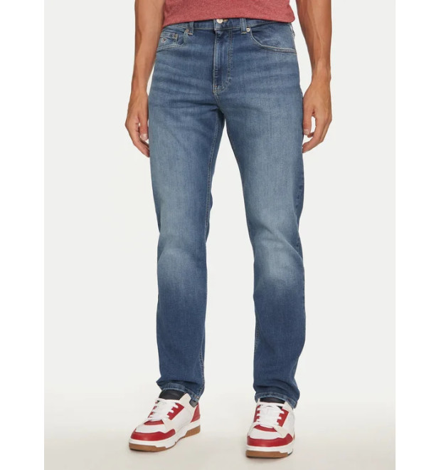 Tommy Jeans džínsy Ryan tmavomodré